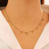 Wholesale Real Gold Plated Stainless Steel Necklace With Fivepointed Star Cross Heart And Tassel Pendants For Women And Teenagers