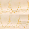 Wholesale Real Gold Plated Stainless Steel Necklace With Fivepointed Star Cross Heart And Tassel Pendants For Women And Teenagers