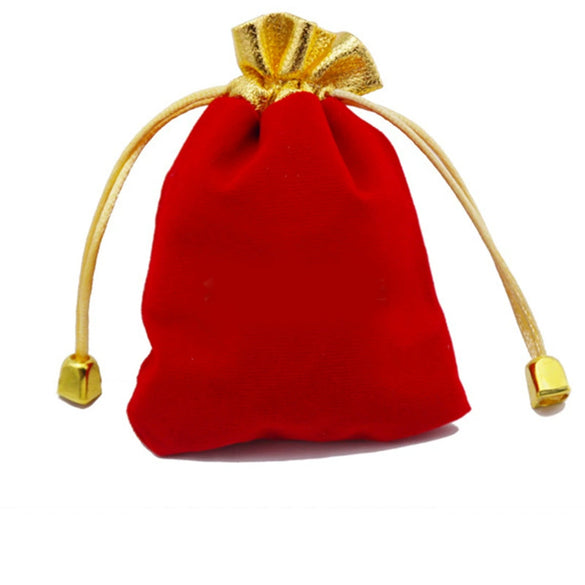 Wholesale Red Flannel Jewelry Bags For Packaging