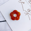 Wholesale Resin And Plastic Flower Earrings Accessories With Environmental Protection Treatment For Diy Jewelry