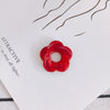 Wholesale Resin And Plastic Flower Earrings Accessories With Environmental Protection Treatment For Diy Jewelry