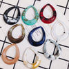 Wholesale Resin And Plastic Hollow Water Drop Earrings Pendant Jewelry Accessories