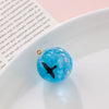 Wholesale Resin And Plastic Natural Style Luminous Blue Sky White Cloud Big Goose Epoxy Necklace Pendant Jewelry