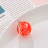 Wholesale Resin And Plastic Natural Style Luminous Blue Sky White Cloud Big Goose Epoxy Necklace Pendant Jewelry