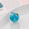 Wholesale Resin And Plastic Natural Style Luminous Blue Sky White Cloud Big Goose Epoxy Necklace Pendant Jewelry