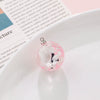 Wholesale Resin And Plastic Natural Style Luminous Blue Sky White Cloud Big Goose Epoxy Necklace Pendant Jewelry