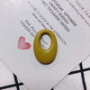 Wholesale Resin And Plastic Oval Earrings And Pendant Jewelry Accessories With Environmental Protection Treatment