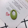 Wholesale Resin And Plastic Oval Earrings And Pendant Jewelry Accessories With Environmental Protection Treatment