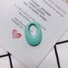 Wholesale Resin And Plastic Oval Earrings And Pendant Jewelry Accessories With Environmental Protection Treatment