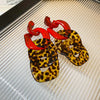 Wholesale Resin And Plastic Retro Ushaped Electroplated Earrings For Women