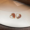 Wholesale Resin And Plastic Retro Ushaped Electroplated Earrings For Women