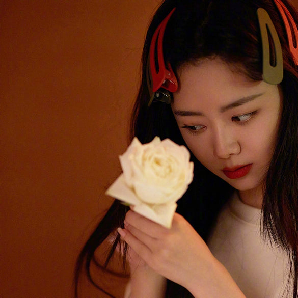 Wholesale Resin Duckbill Clip Handmade Simple Style Hairpin