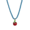 Wholesale Resin Fruit Pattern Female Pendant Necklace With Highstrength Polyester Filament Chain