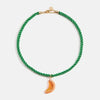 Wholesale Resin Fruit Pattern Female Pendant Necklace With Highstrength Polyester Filament Chain