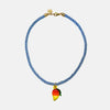 Wholesale Resin Fruit Pattern Female Pendant Necklace With Highstrength Polyester Filament Chain