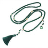 Wholesale Resin Geometric Beaded Necklace For Women Polish Processing Retro Elegant Multiwear Sweater Chain Accessories