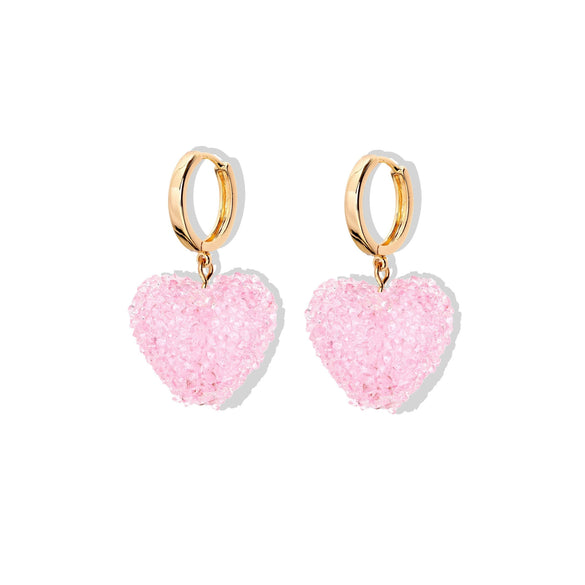Wholesale Resin Heart Shape Electroplated Women's Jewelry Necklace