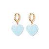 Wholesale Resin Heart Shape Electroplated Women's Jewelry Necklace