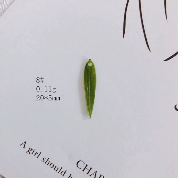 Wholesale Resin Jewelry Accessories With Simulation Flower Petals And Leaves For Diy Earrings Environmentally Protected