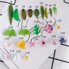 Wholesale Resin Jewelry Accessories With Simulation Flower Petals And Leaves For Diy Earrings Environmentally Protected