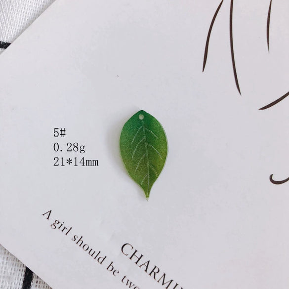 Wholesale Resin Jewelry Accessories With Simulation Flower Petals And Leaves For Diy Earrings Environmentally Protected
