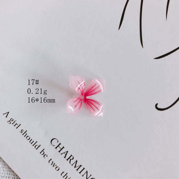 Wholesale Resin Jewelry Accessories With Simulation Flower Petals And Leaves For Diy Earrings Environmentally Protected