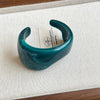 Wholesale Resin Open Bracelet With Irregular Geometric Pattern Handmade Exaggerated Style