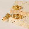 Wholesale Retro Adjustable Women's Stainless Steel Ring With 18K Gold Plated Vacuum Real Gold Electroplating In Pvd Furnace