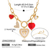 Wholesale Retro Ancient Style Heart Shape Electroplated Stainless Steel Women's Necklace Jewelry Accessories