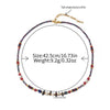 Wholesale Retro Animal Style Garnet Red Agate Beaded Copper Handmade Necklace For Women