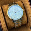 Wholesale Retro Carved Fully Automatic Mechanical Men's Watch With Hollow Design Alloy Case 316 Stainless Steel Strap Butterfly Double Snap Buckle Round Dial