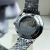Wholesale Retro Carved Fully Automatic Mechanical Men's Watch With Hollow Design Alloy Case 316 Stainless Steel Strap Butterfly Double Snap Buckle Round Dial