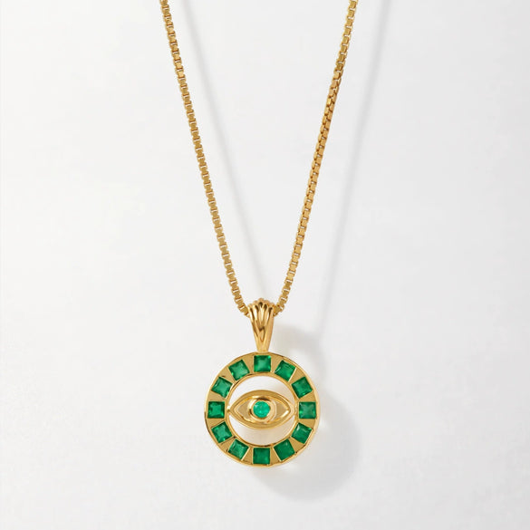 Wholesale Retro Crossbone Lock Pendant Necklace Electroplated 18K Gold Color Retention Stainless Steel Copper Unisex