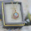 Wholesale Retro Doublesided Swallow Pendant 925 Sterling Silver Goldplated Natural Amethyst Clavicle Chain With Animal And Zodiac Patterns Set With Gemstones