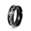 Wholesale Retro Dragon Zodiac Animal Style Titanium Steel Ring With Electroplating
