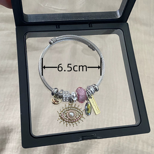 Wholesale Retro Electroplated Stainless Steel Bracelet For Women