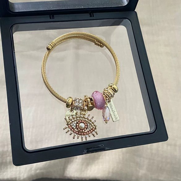 Wholesale Retro Electroplated Stainless Steel Bracelet For Women
