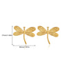 Wholesale Retro Elegant Highend Women's Gold Plated Stainless Steel Heart Sun Flower Geometric Round Earrings