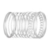 Wholesale Retro Exaggerated Wide Alloy Bracelet Set With Geometric Style And Electroplating Treatment