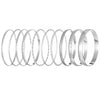 Wholesale Retro Exaggerated Wide Alloy Bracelet Set With Geometric Style And Electroplating Treatment