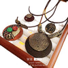 Wholesale Retro Geometric Alloy And Leather Clavicle Necklace With Electroplating