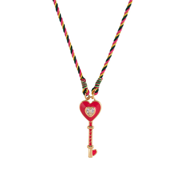 Wholesale Retro Geometric Dripping Oil Copper Pendant Clavicle Chain Goldplated