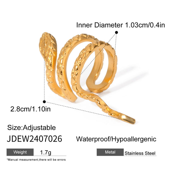 Wholesale Retro Geometric Stainless Steel Goldplated Doublelayer Ear Clips For Women