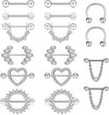 Wholesale Retro Geometric Stainless Steel Zircon Ring Electroplating Jewelry