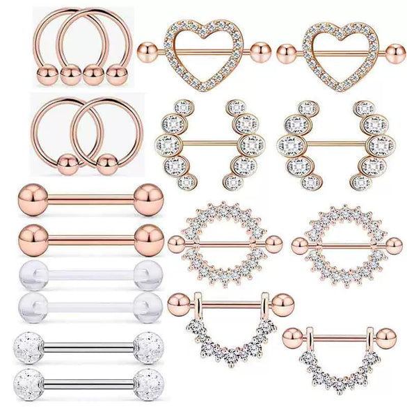 Wholesale Retro Geometric Stainless Steel Zircon Ring Electroplating Jewelry