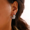 Wholesale Retro Geometric Titanium Steel Electroplated Women's Earrings