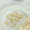 Wholesale Retro Large Circle Earrings For Women Titanium Steel 18K Gold Electroplated Geometric Design Non Fading