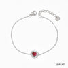 Wholesale Retro Love Temperament Women's Bracelet In Geometric Shape Titanium Steel And Stainless Steel With Electroplating