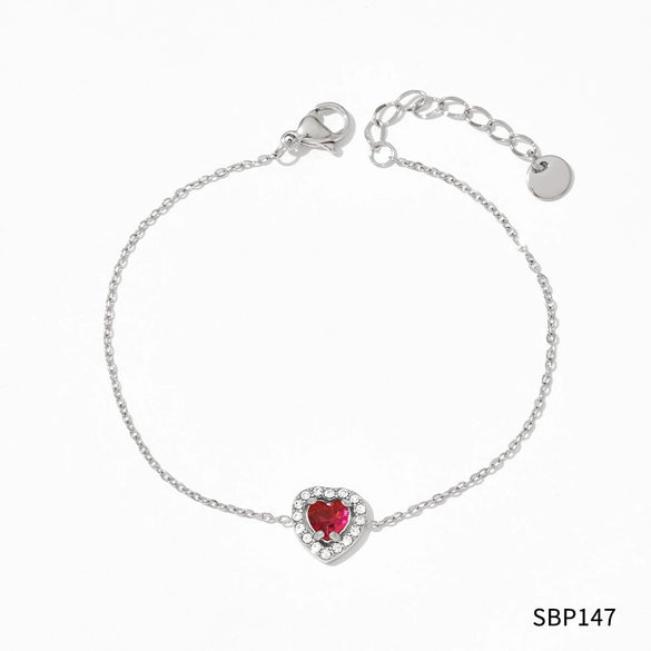 Wholesale Retro Love Temperament Women's Bracelet In Geometric Shape Titanium Steel And Stainless Steel With Electroplating
