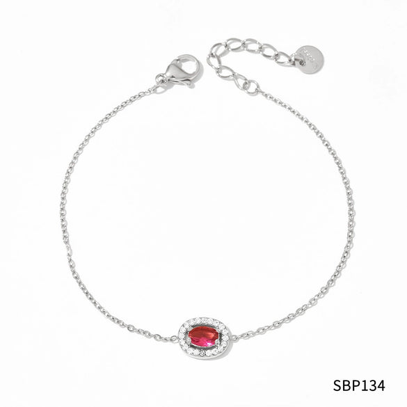 Wholesale Retro Love Temperament Women's Bracelet In Geometric Shape Titanium Steel And Stainless Steel With Electroplating